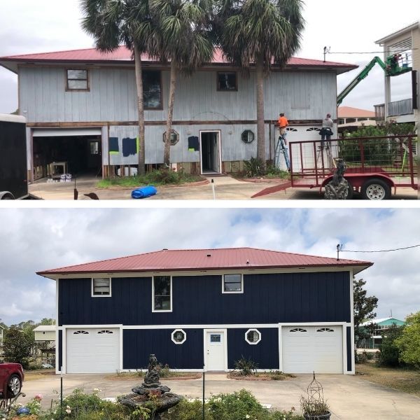 Before and after home