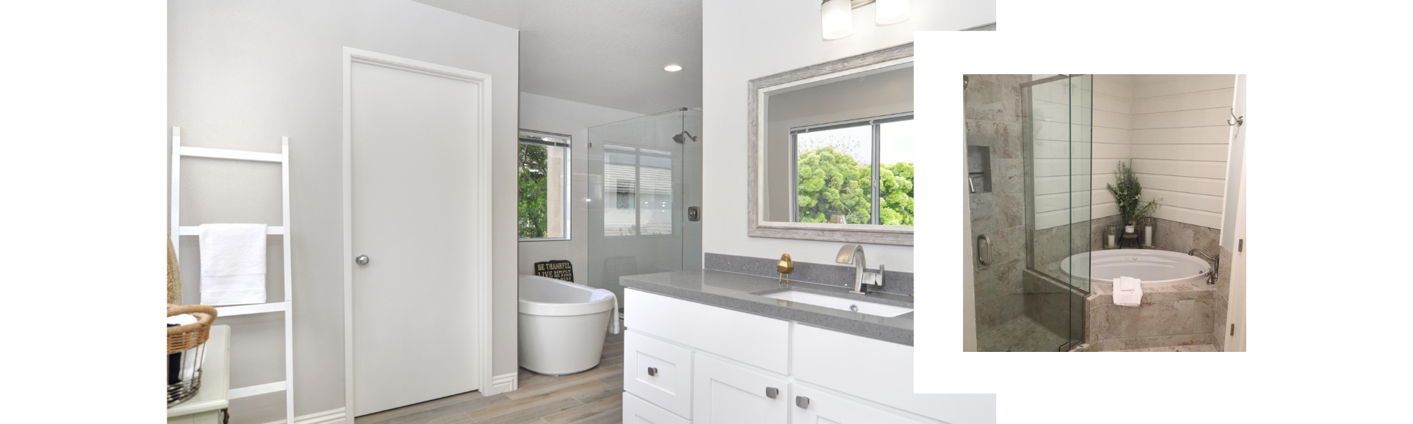 beautiful new bathroom remodel collage 